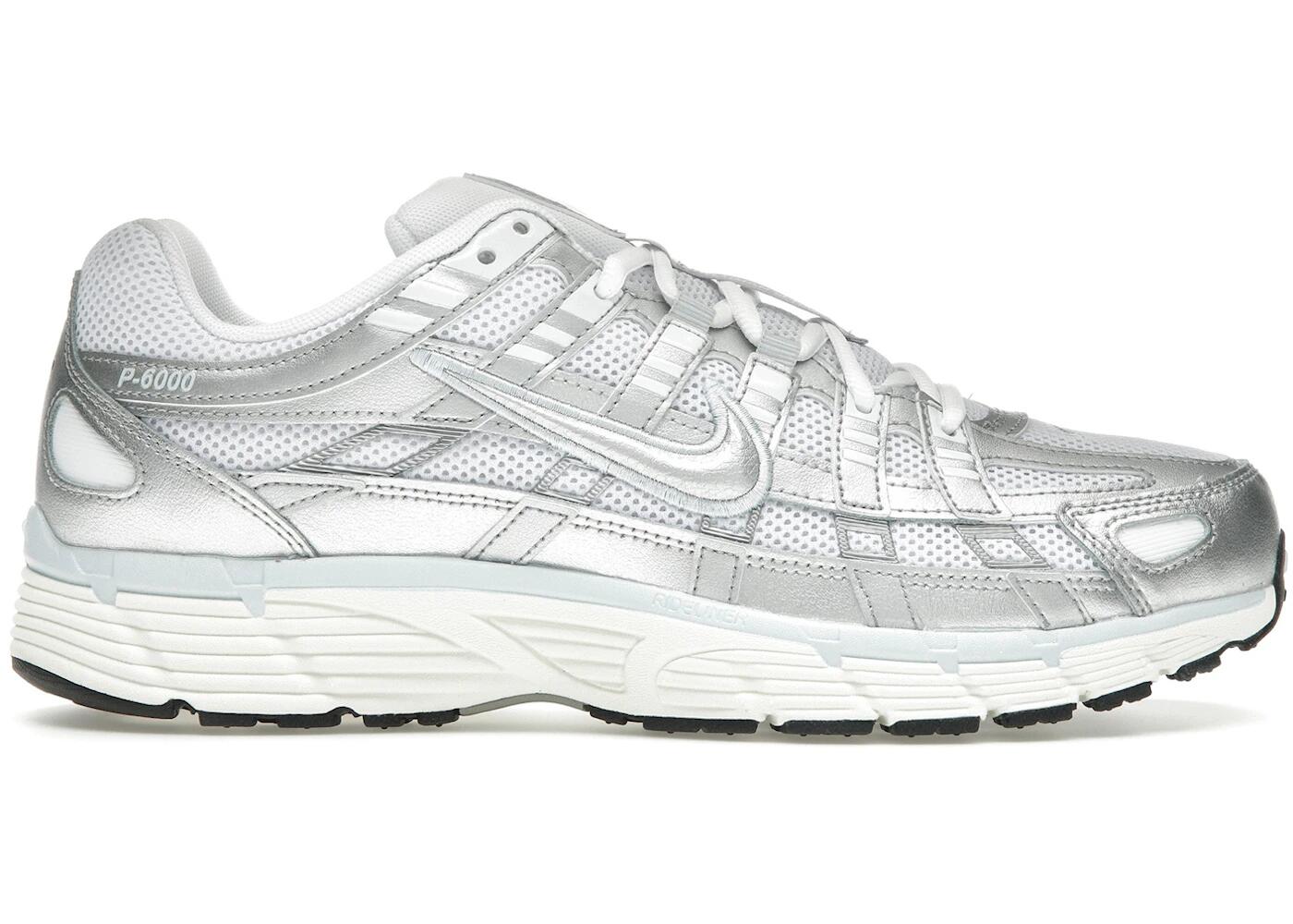 Nike WMNS P-6000 White Metallic Silver Blue Tint Sail 2/2