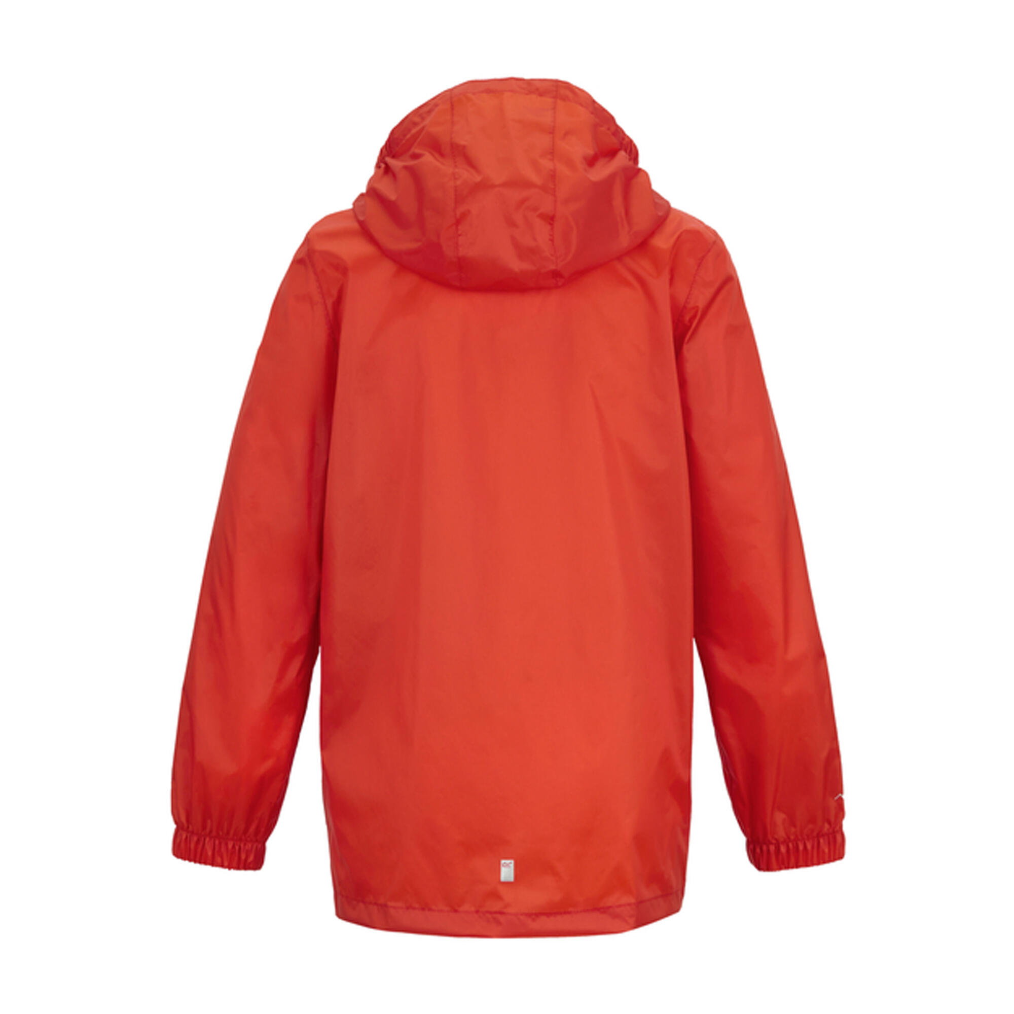 Giacca Impermeabile Bambini Regatta Pack It III Arancio Ruggine 2/4