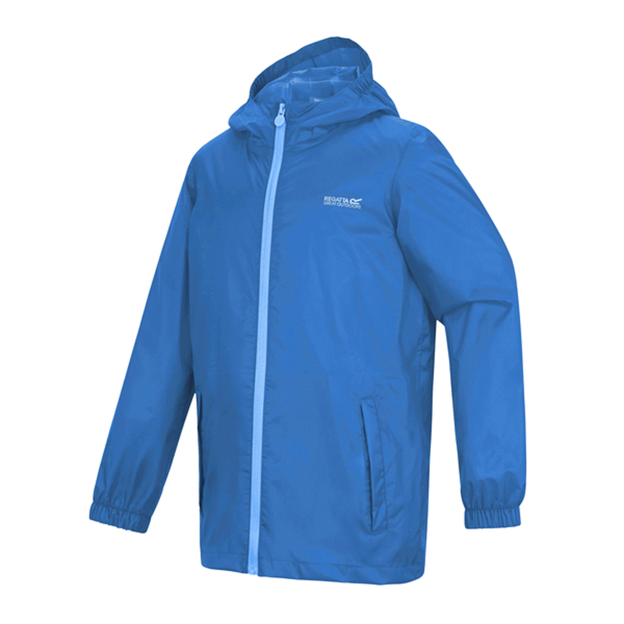 Veste Imperméable PACK IT Enfant (Bleu Vif) 3/4