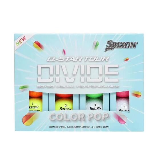 Srixon Q-Star Divide Color Pop palline da golf colorate