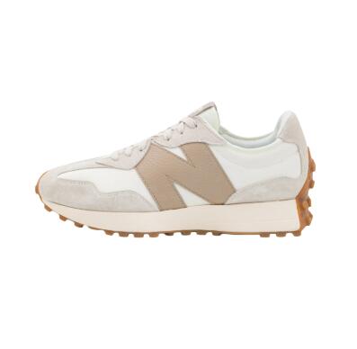 New Balance 327 pour femme, chaussures de golf pour femme, blanc/beige