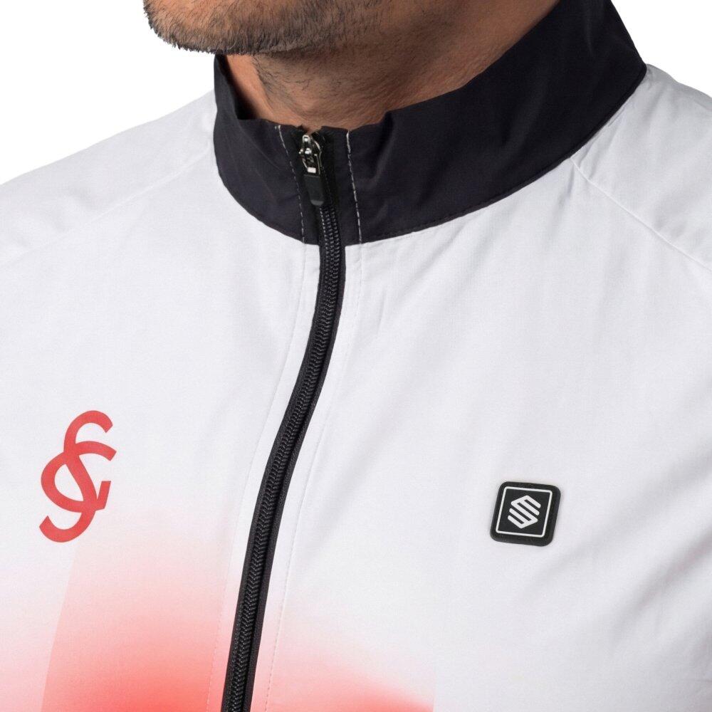 Chaleco cortavientos hombre Real Sporting de Gijón x Siroko ciclismo SC V1 Idol 4/7