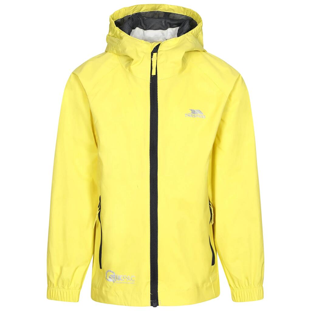 Unisex Kids Full Body Length Front Zip Packaway Jacket - Qikpac