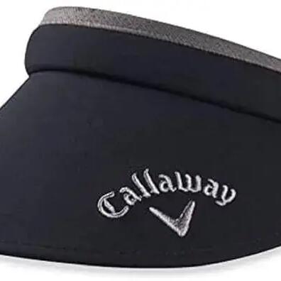 Callaway Women's Clip Visor Golf Visor - Black/Grey