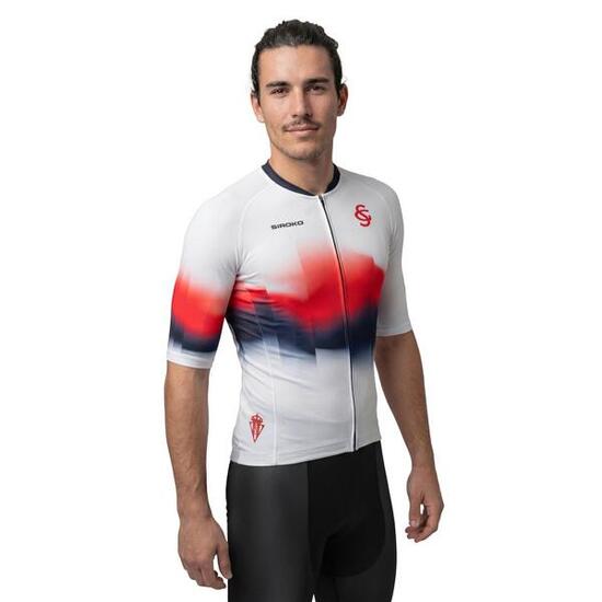 Maillot vélo manches courtes homme Real Sporting de Gijón x Siroko Cyclisme SC