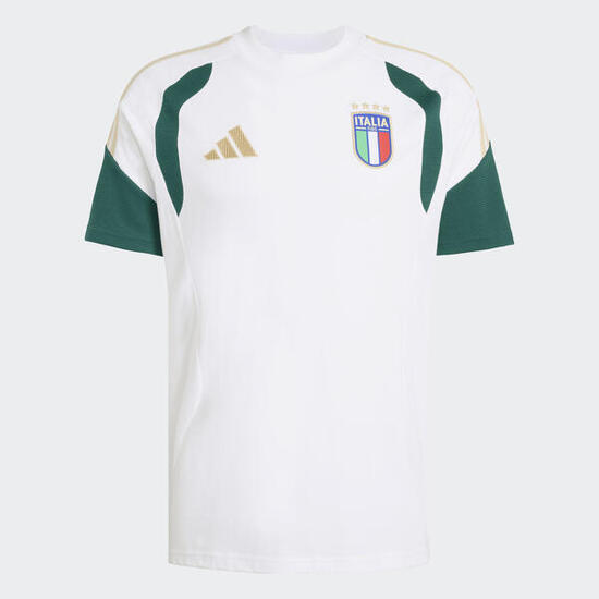 Figc Italia T-shirt Adidas Tee White
