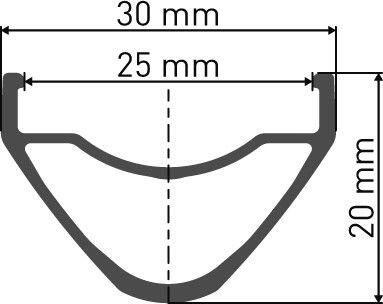 Cerchio DT Swiss XM 421 Disc 29 '' nero 2/2