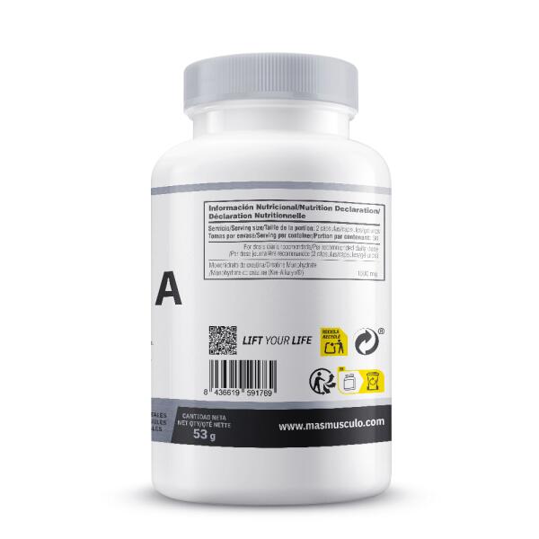 Creatine kre-alkalyn 1500mg - 60 vegetable capsules de MASmusculo 3/6