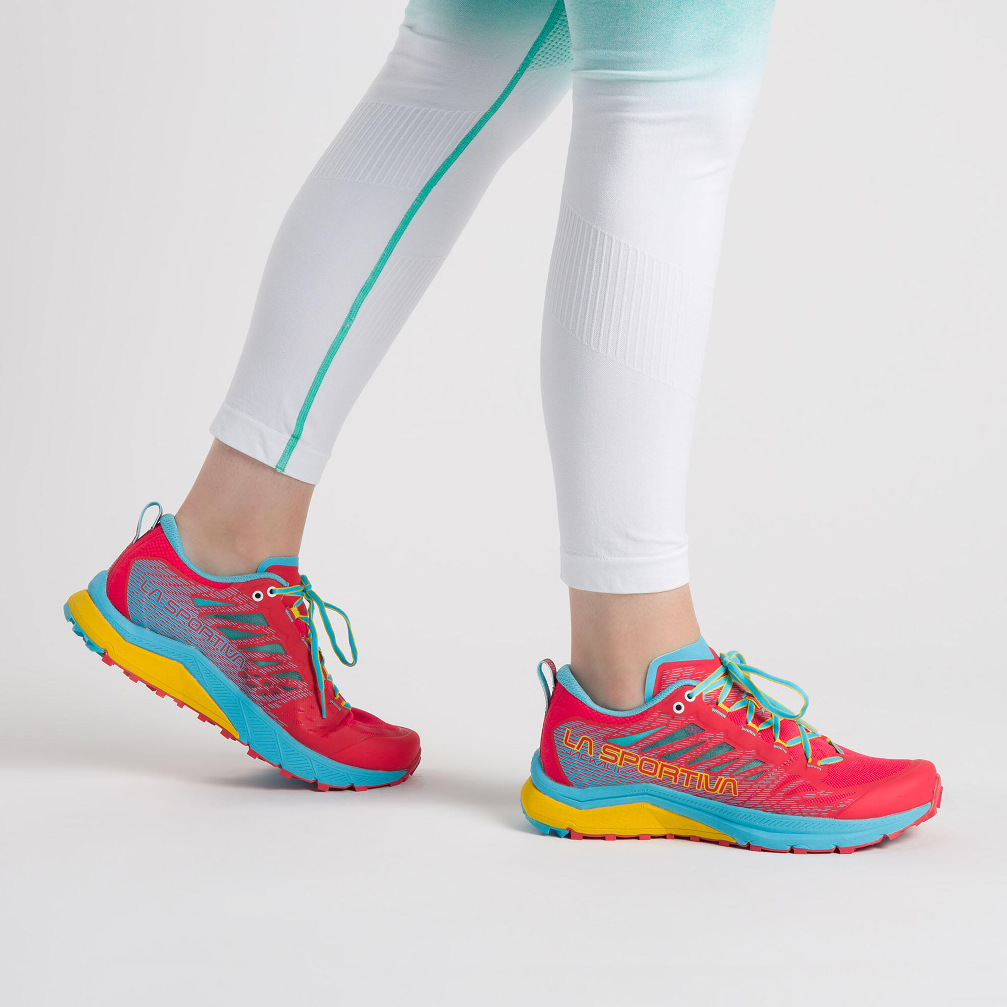 Chaussures de course tout-terrain Femmes La Sportiva Jackal II rouge 2/5