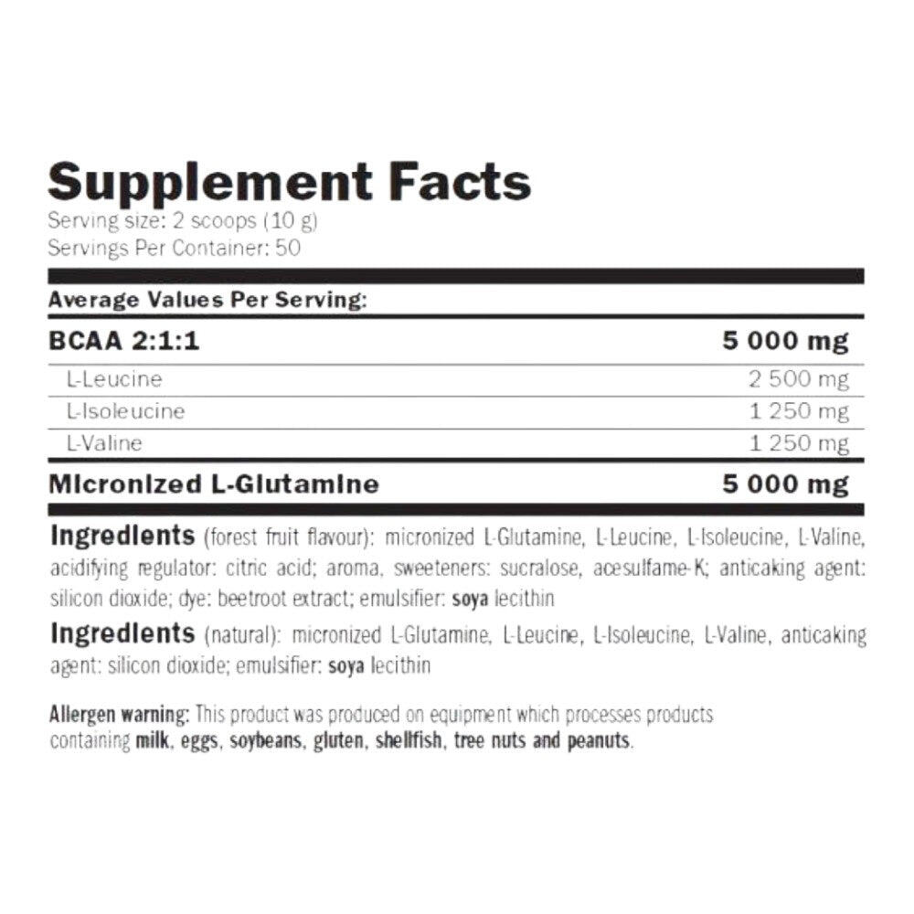 Glutamine + BCAA - 300g Lima Citron de Amix Nutrition 2/6