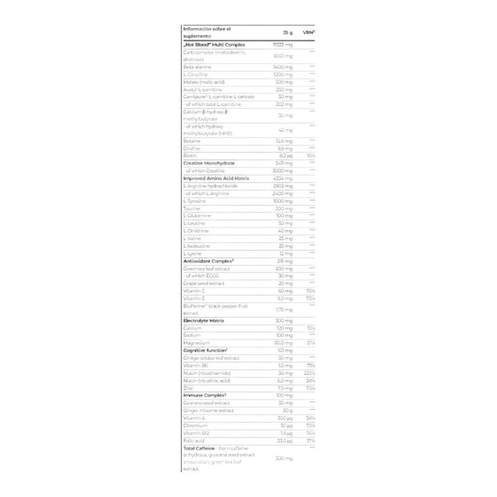 Hot Blood Hardcore - 375g Red Fruits Scitec Nutrition - Decathlon