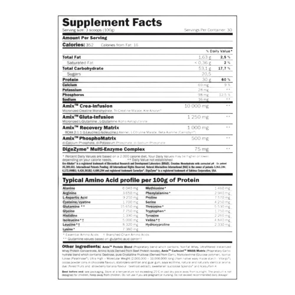 Carbojet Mass 1.8 Kg Vainilla 2/4
