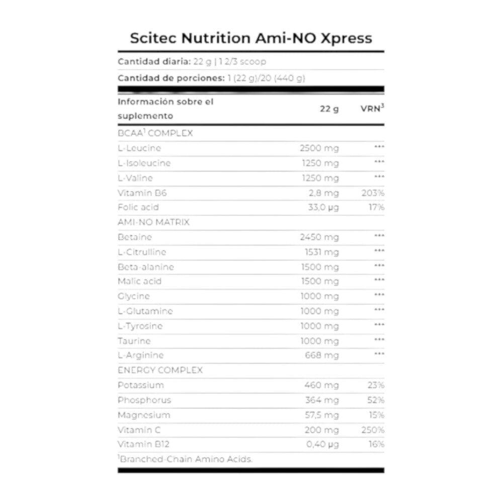 Ami NO Xpress - 440g Orange Mangue de Scitec Nutrition 2/4