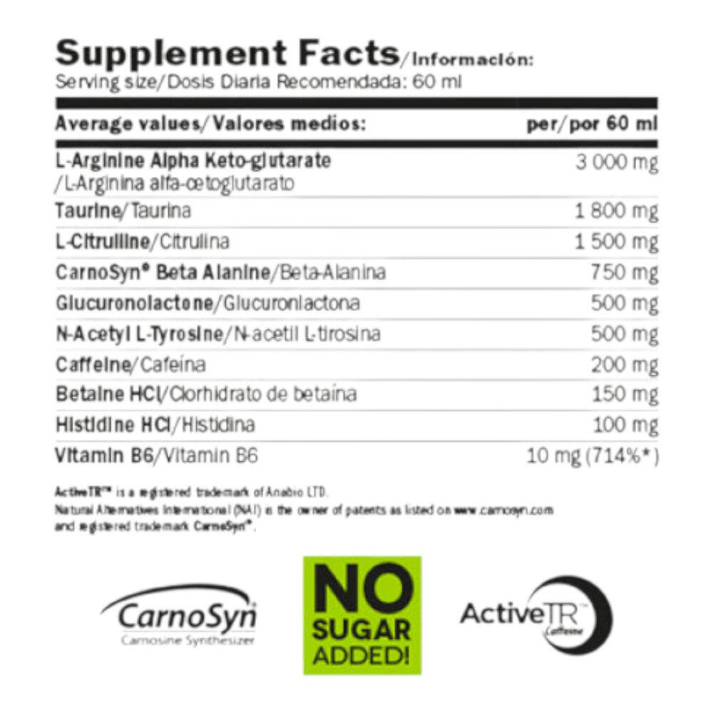 Nitronox shot - 60ml Frutas do Bosque da Amix Nutrition 2/5