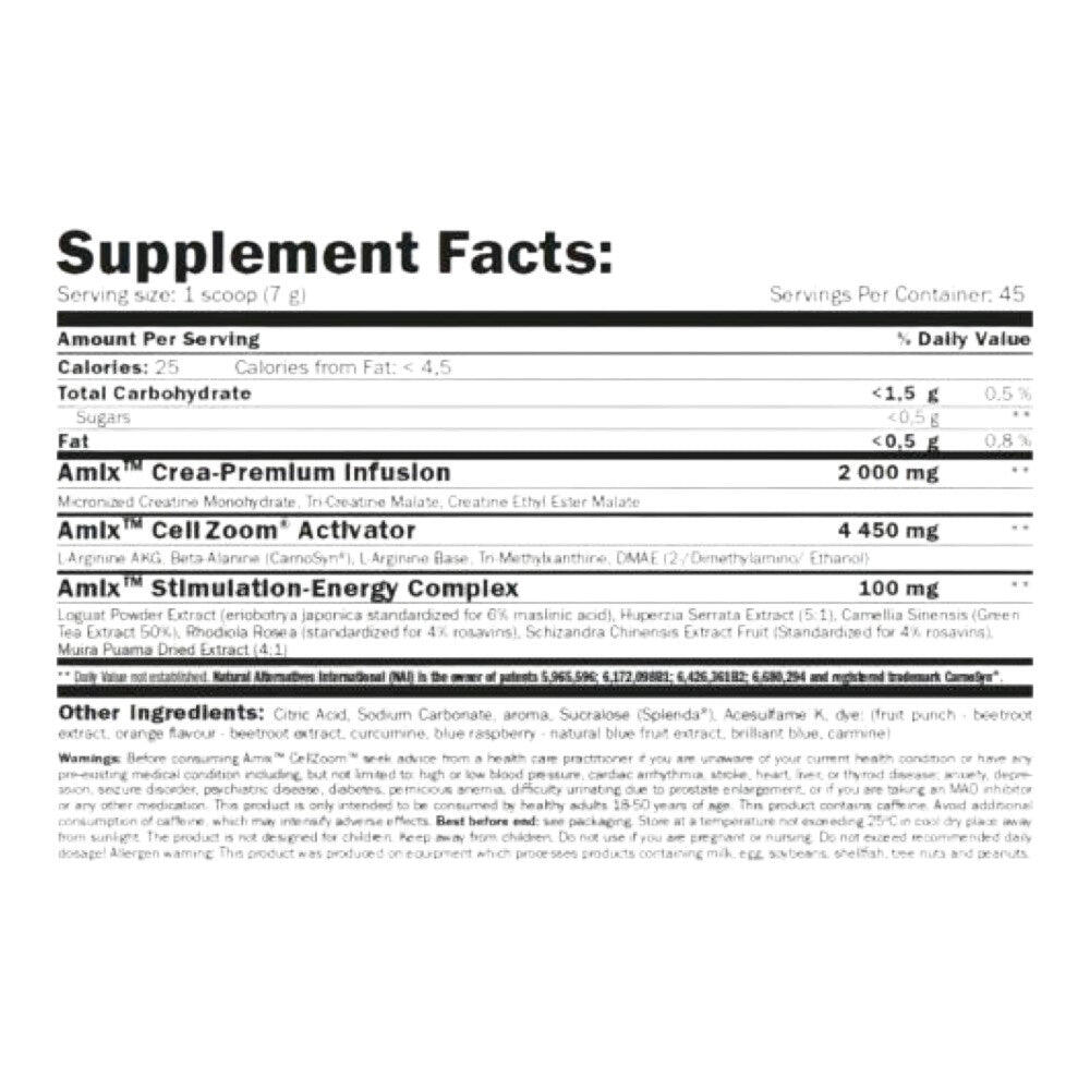 Cellzoom - 315g Framboise Bleue de Amix Nutrition 2/5