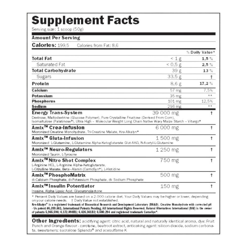Cellu-max nitro shot - 1.8kg Orange de Amix Nutrition 2/4