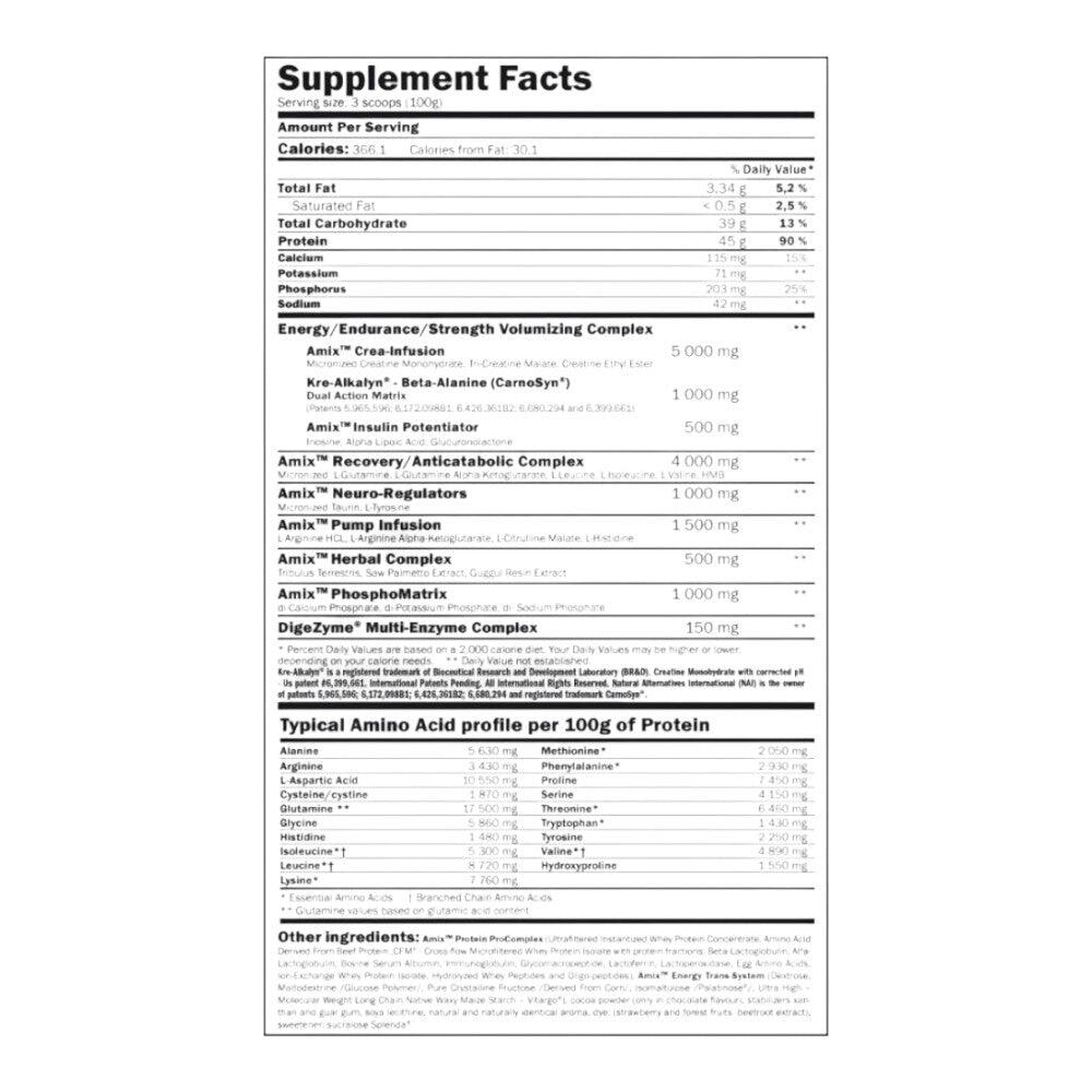 Amix Anabolic Masster 2,2 kg Proteínas Aumenta la Fuerza 2/4