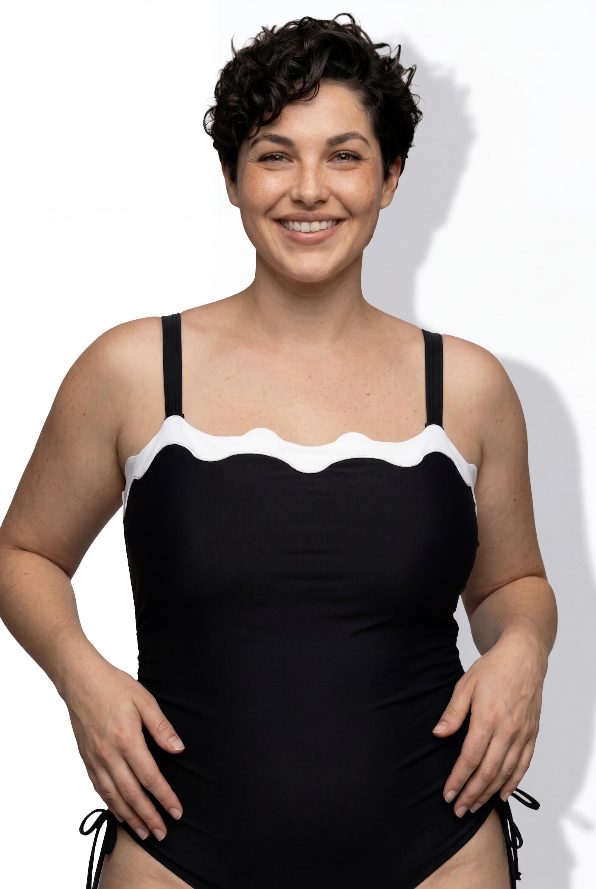 Femme Maillot de bain à bonnets souples bretelles amovibles matière recyclée 3/7