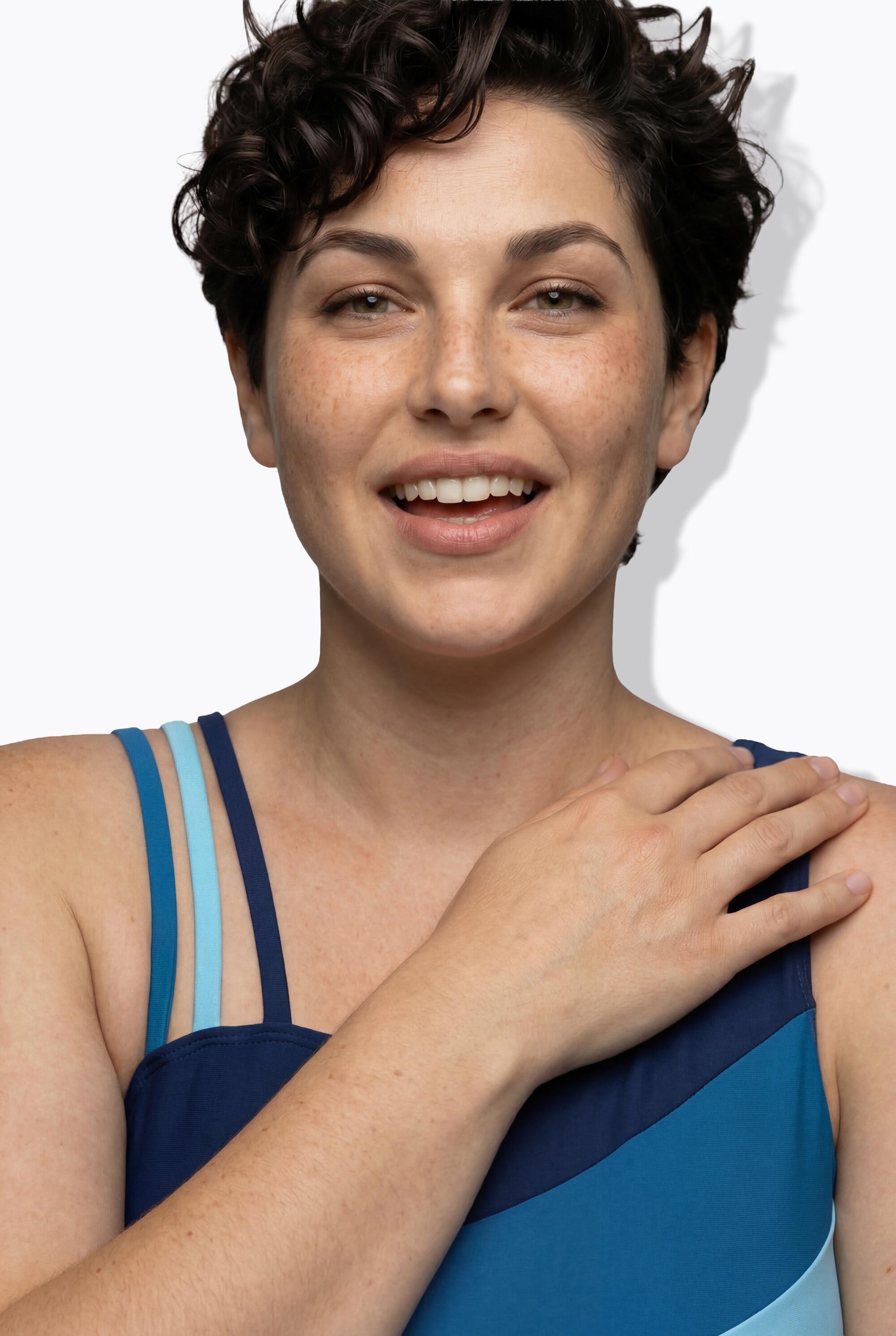 Femme Maillot de bain «&nbsp;colour block&nbsp;» matière recyclée 3/7