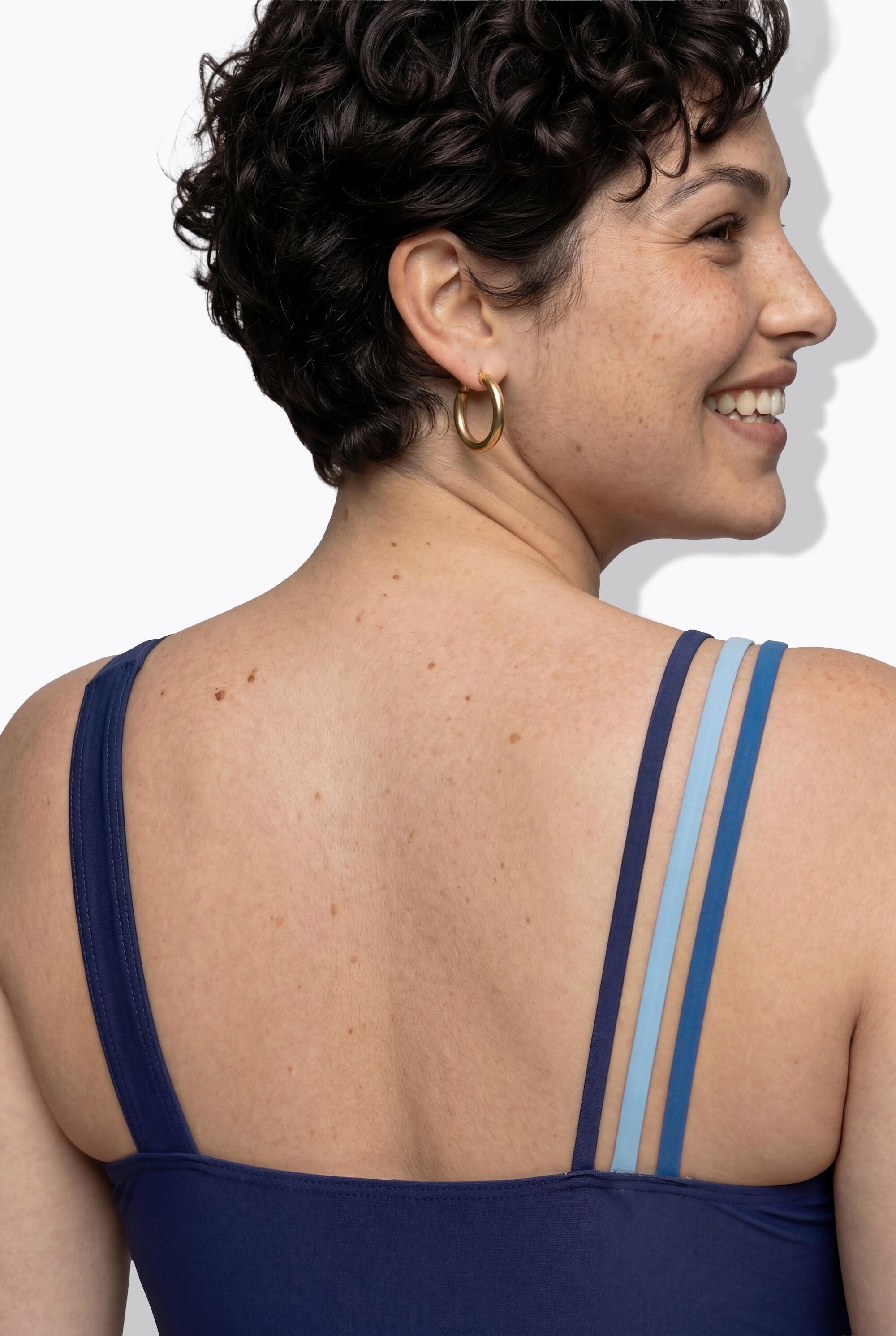 Femme Maillot de bain «&nbsp;colour block&nbsp;» matière recyclée 4/7