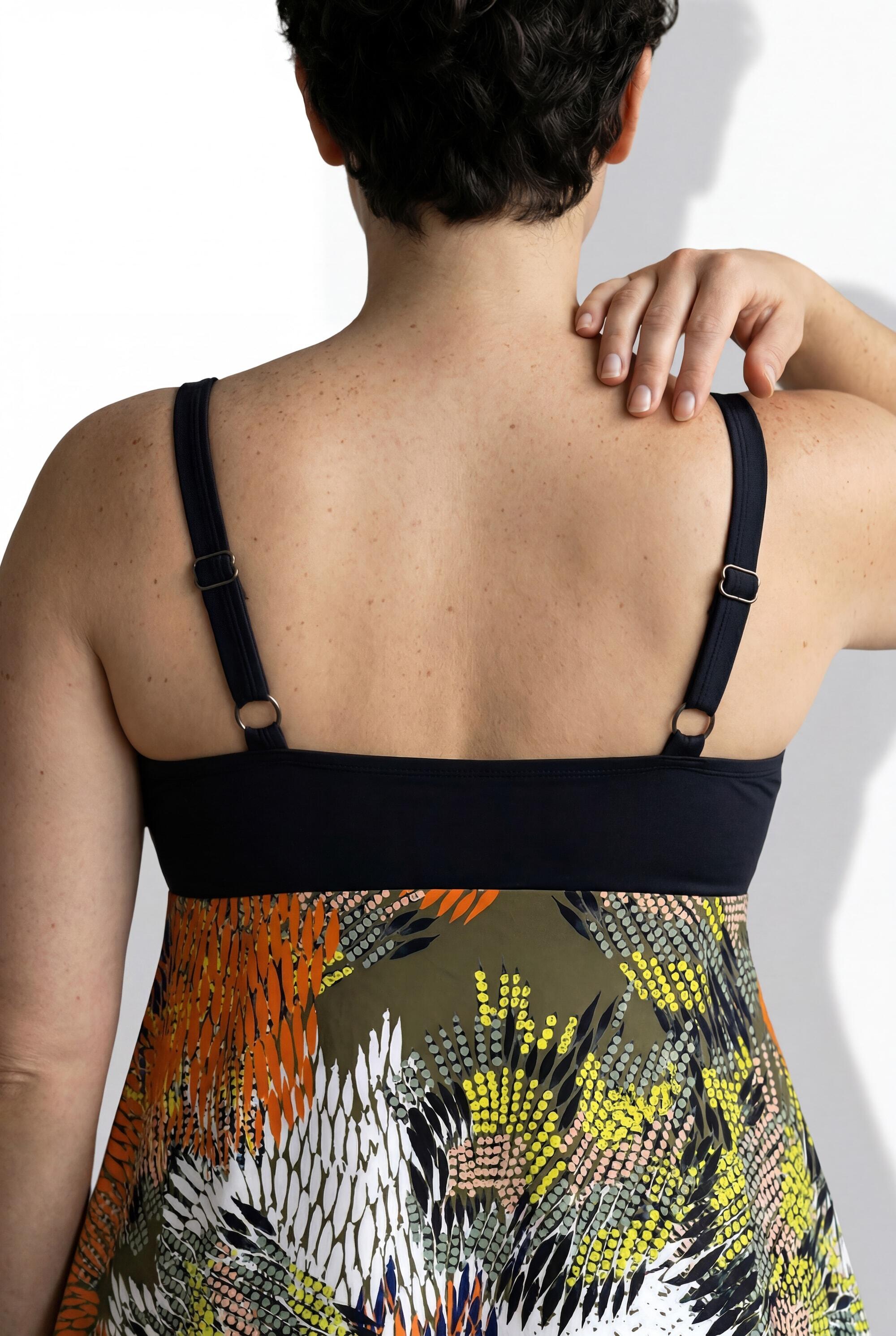 Femme Robe de bain à bonnets souples motif jungle matière recyclée 4/7