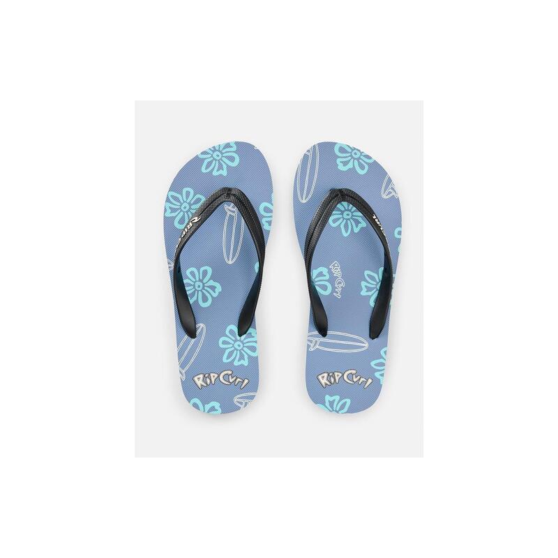 Șlapi pentru copii Rip Curl Sessions Bloom cu vârf deschis
