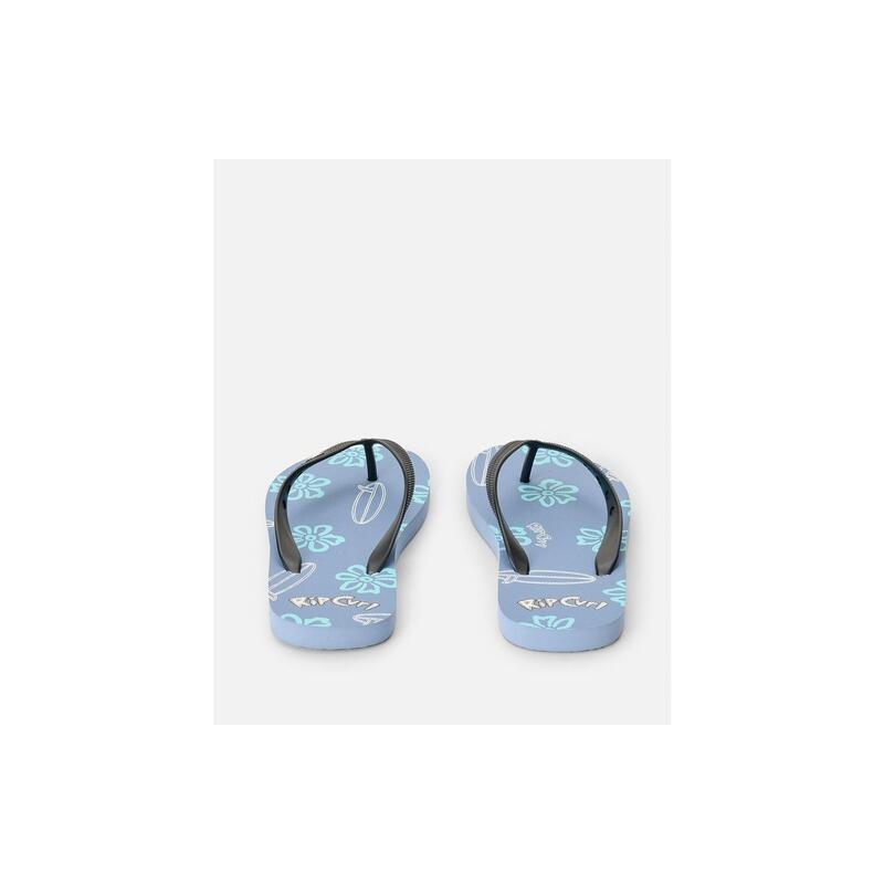 Șlapi pentru copii Rip Curl Sessions Bloom cu vârf deschis