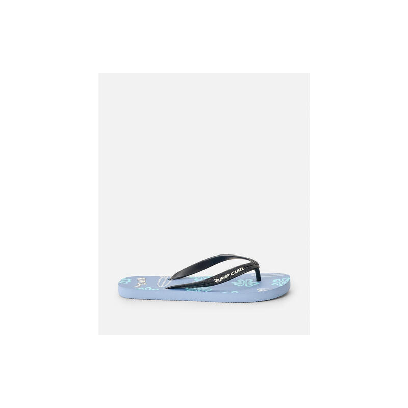 Șlapi pentru copii Rip Curl Sessions Bloom cu vârf deschis