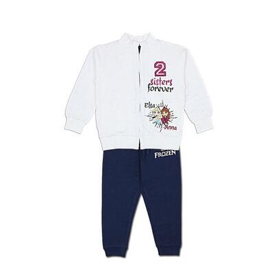 Tuta 2 Pezzi Disney Frozen Bianco