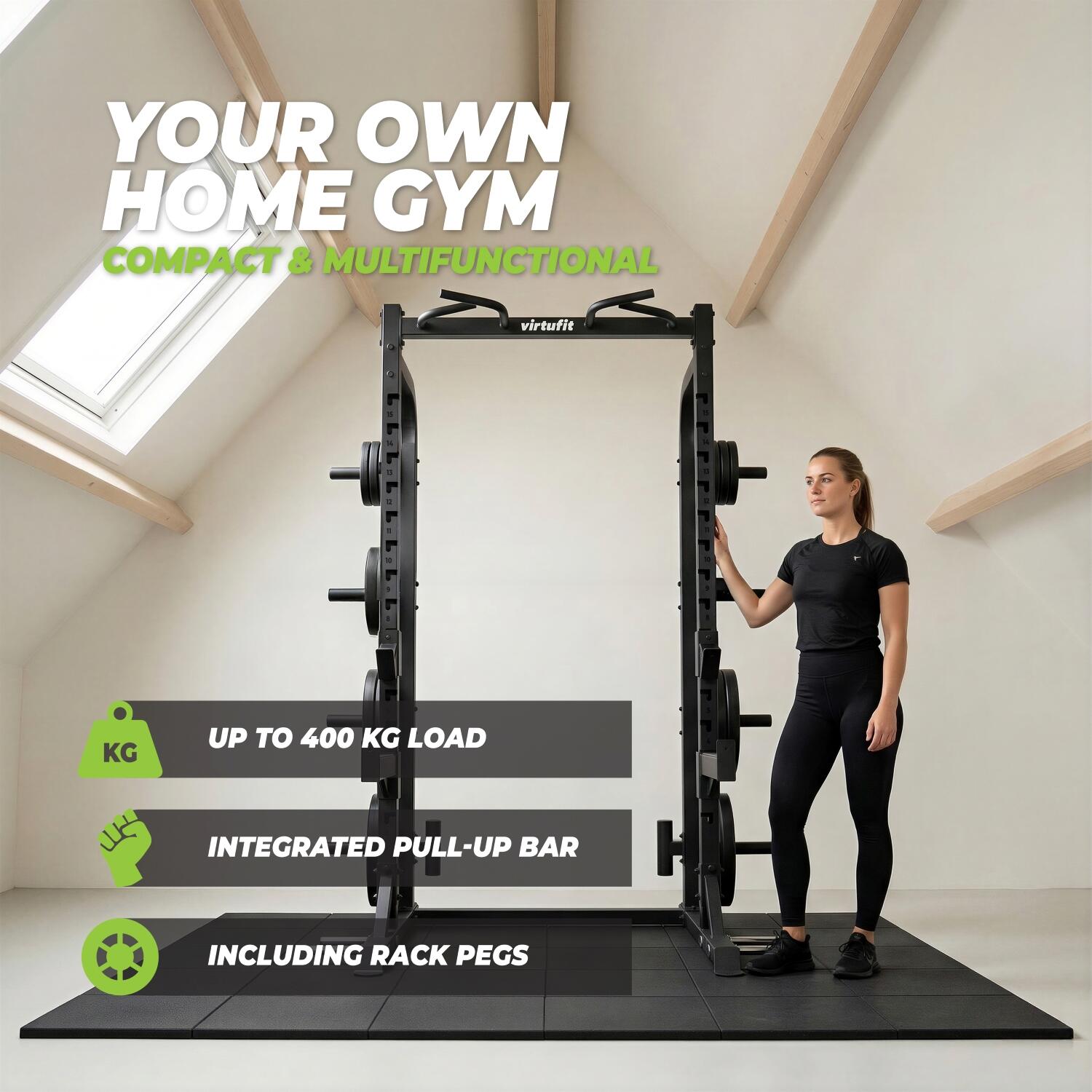HR100 Half Rack - Squat Rack - Krachtstation 3/7