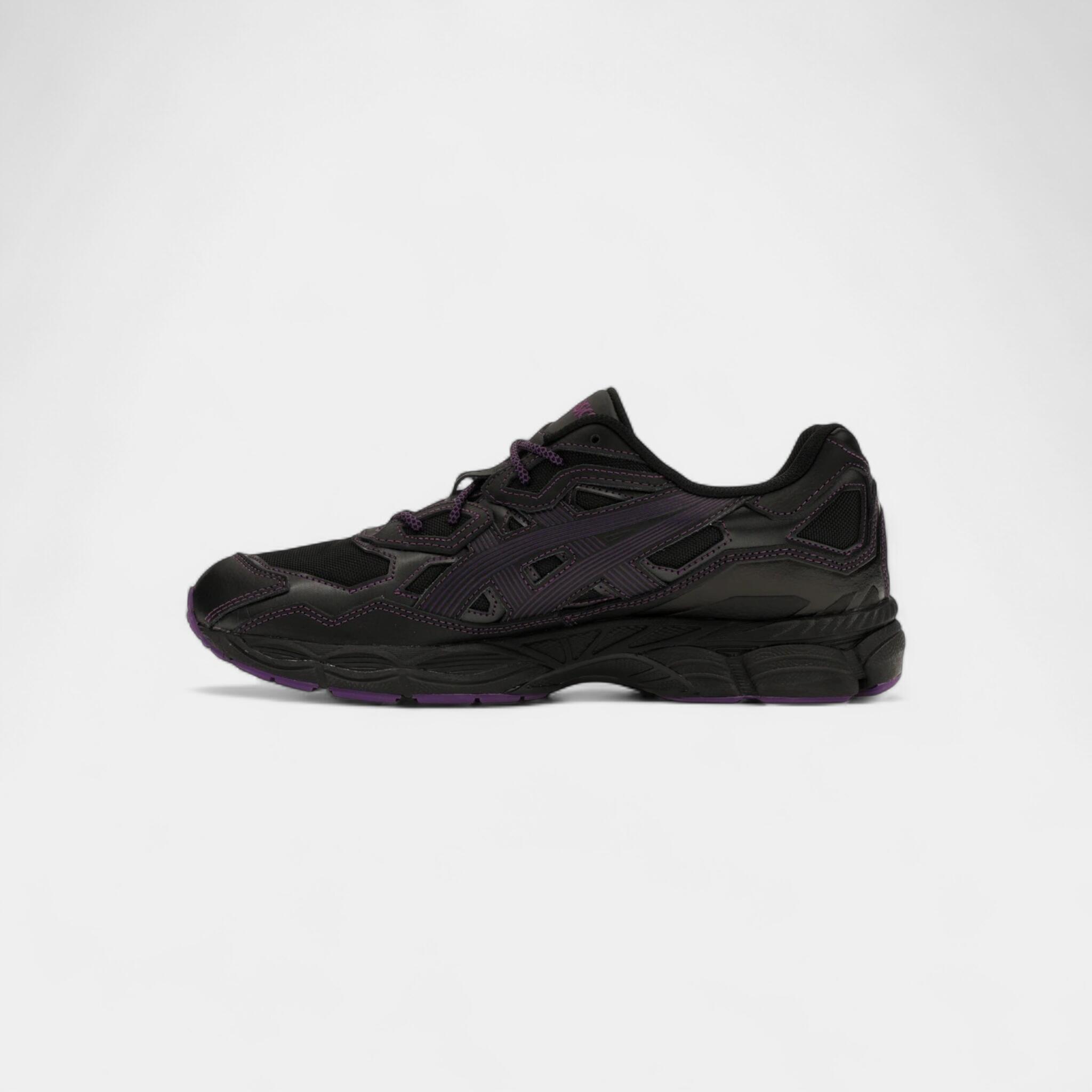 ASICS Gel-NYC Needles Black Purple 4/5