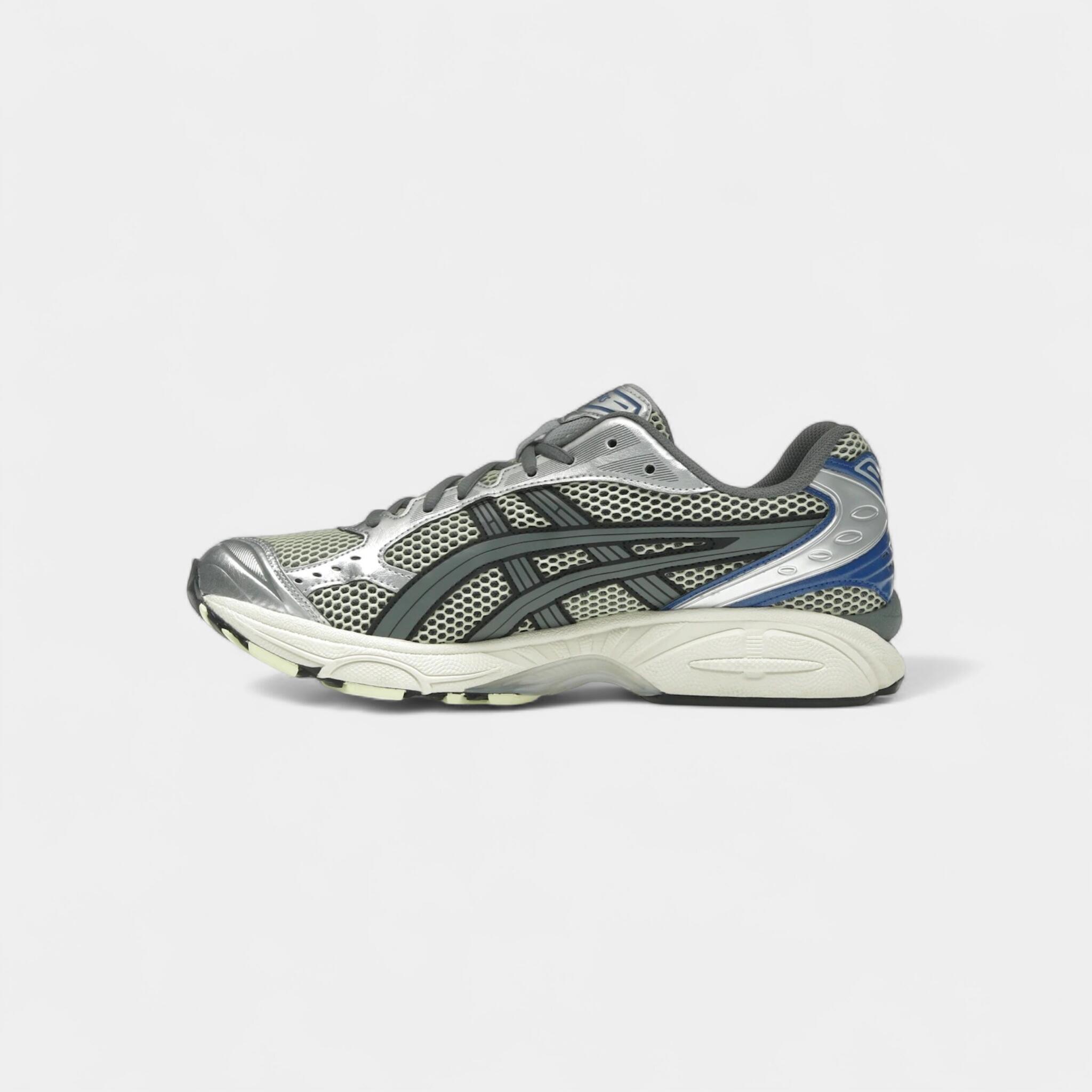ASICS Gel-Kayano 14 Soft Yellow Asics Blue 4/5