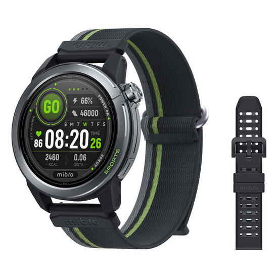 Montre connectée Mibro GS Active 2, statistiques de pagaie