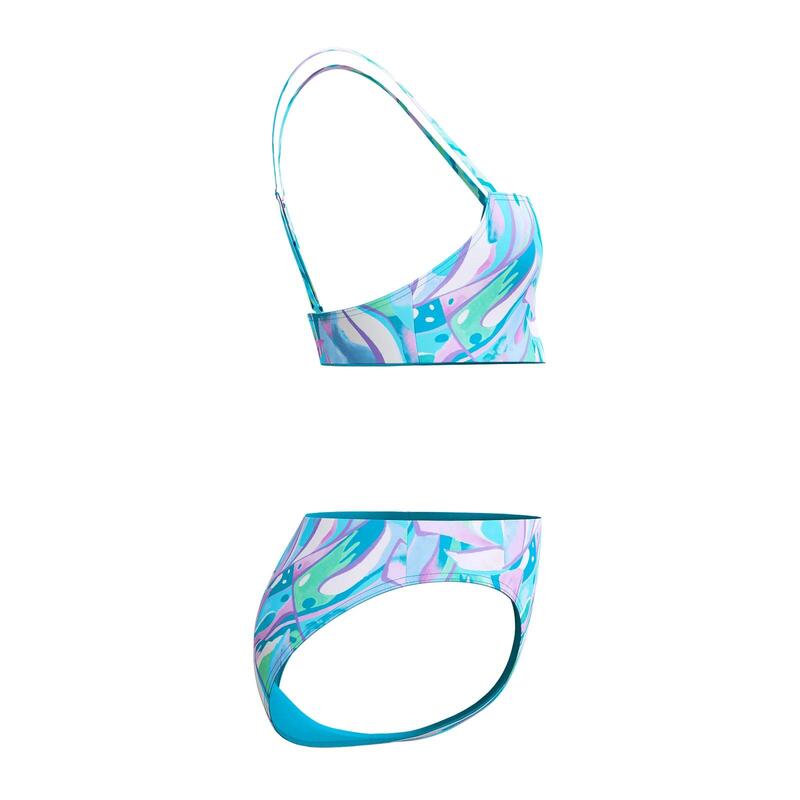 Costum inot femei doua piese Speedo ALV, albastru/verde