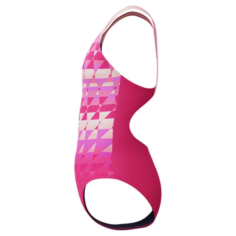 Costum inot fete Speedo Splashback roz– Endurance+, rezistent la clor