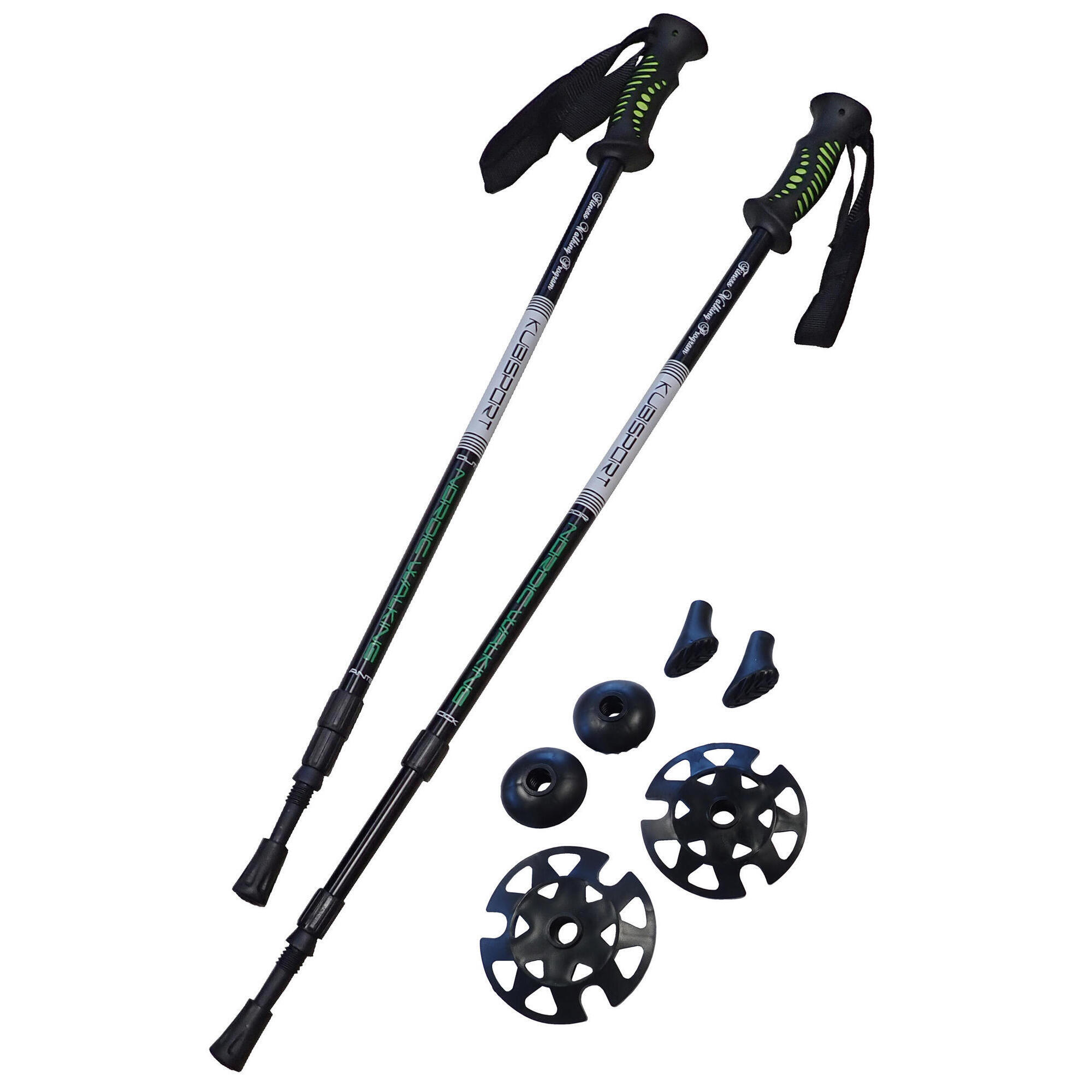 KUBISPORT Nordic walking hole grafitové odlehčené