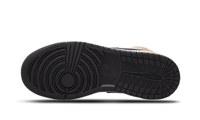 Jordan 1 Mid SE Orange Suede (GS) 3/3