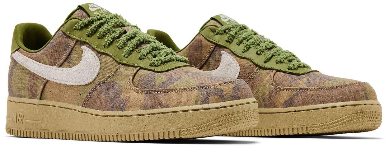 Nike Air Force 1 Low QS Camo Asparagus - Herren Niedrigschuh 5/5