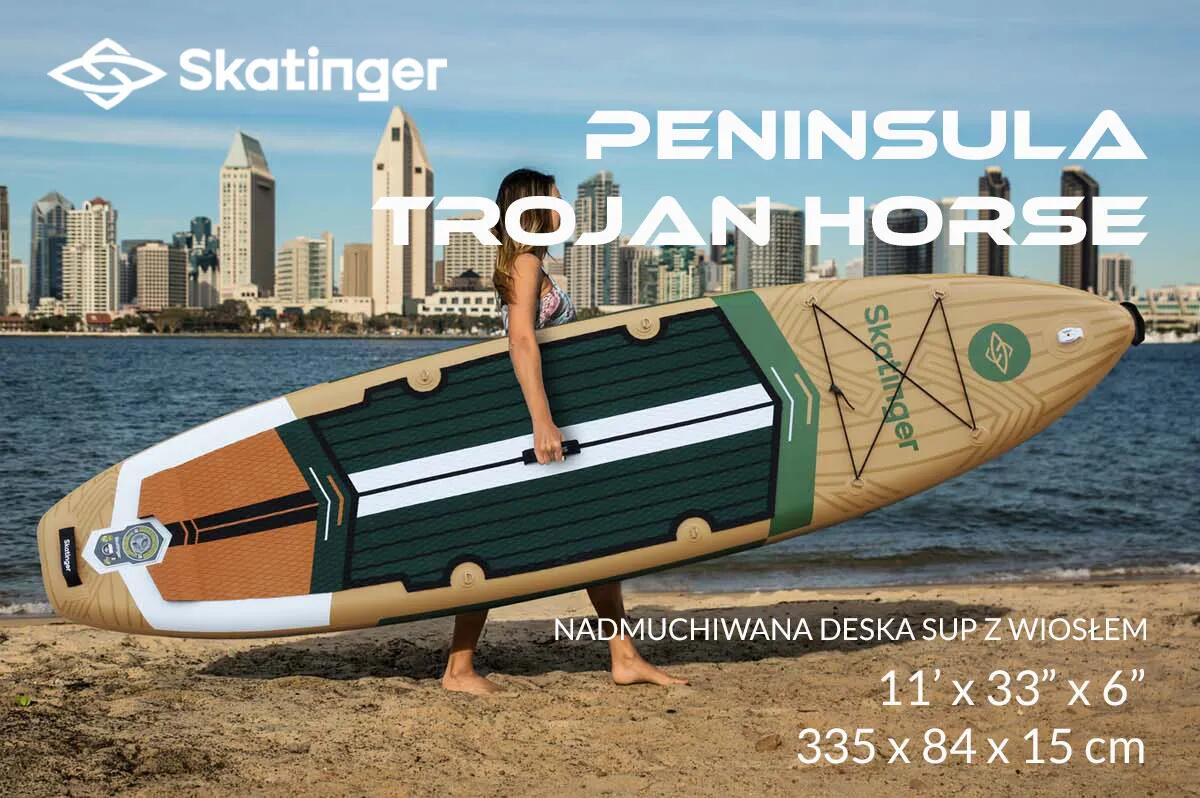 SKATINGER Peninsula Trojan Horse SUP board 335x84x15 cm (11') touring 2/7