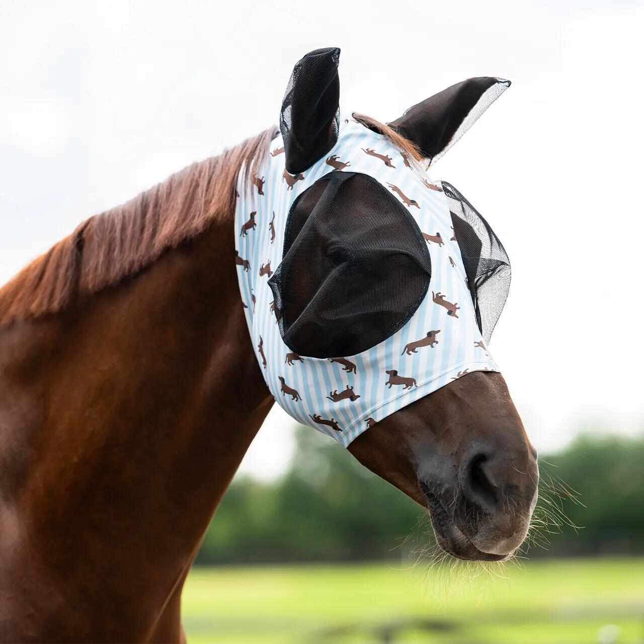 Fliegenmaske für Pferde QHP Super Bug Stable Buddy 1/3