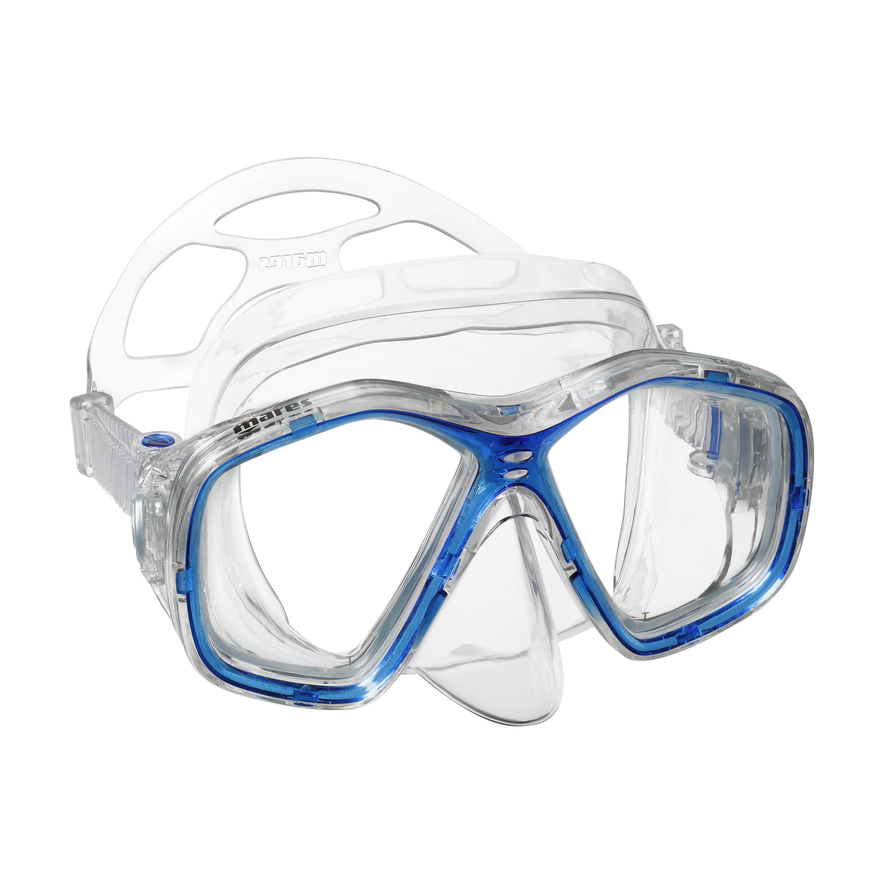 Combo Snorkeling Adulto Tapu Máscara Doble Lente Tubo Anatómico 2/5
