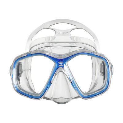 Maschera Snorkeling Doppio Vetro Tapu Silicone Clip Compatto Idrodinamico