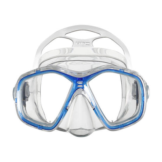 Maschera Snorkeling Doppio Vetro Tapu Silicone Clip Compatto Idrodinamico
