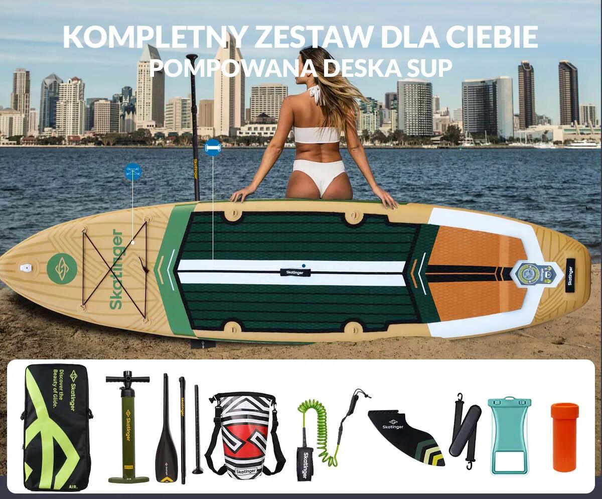 SKATINGER Peninsula Trojan Horse SUP board 335x84x15 cm (11') touring 6/7