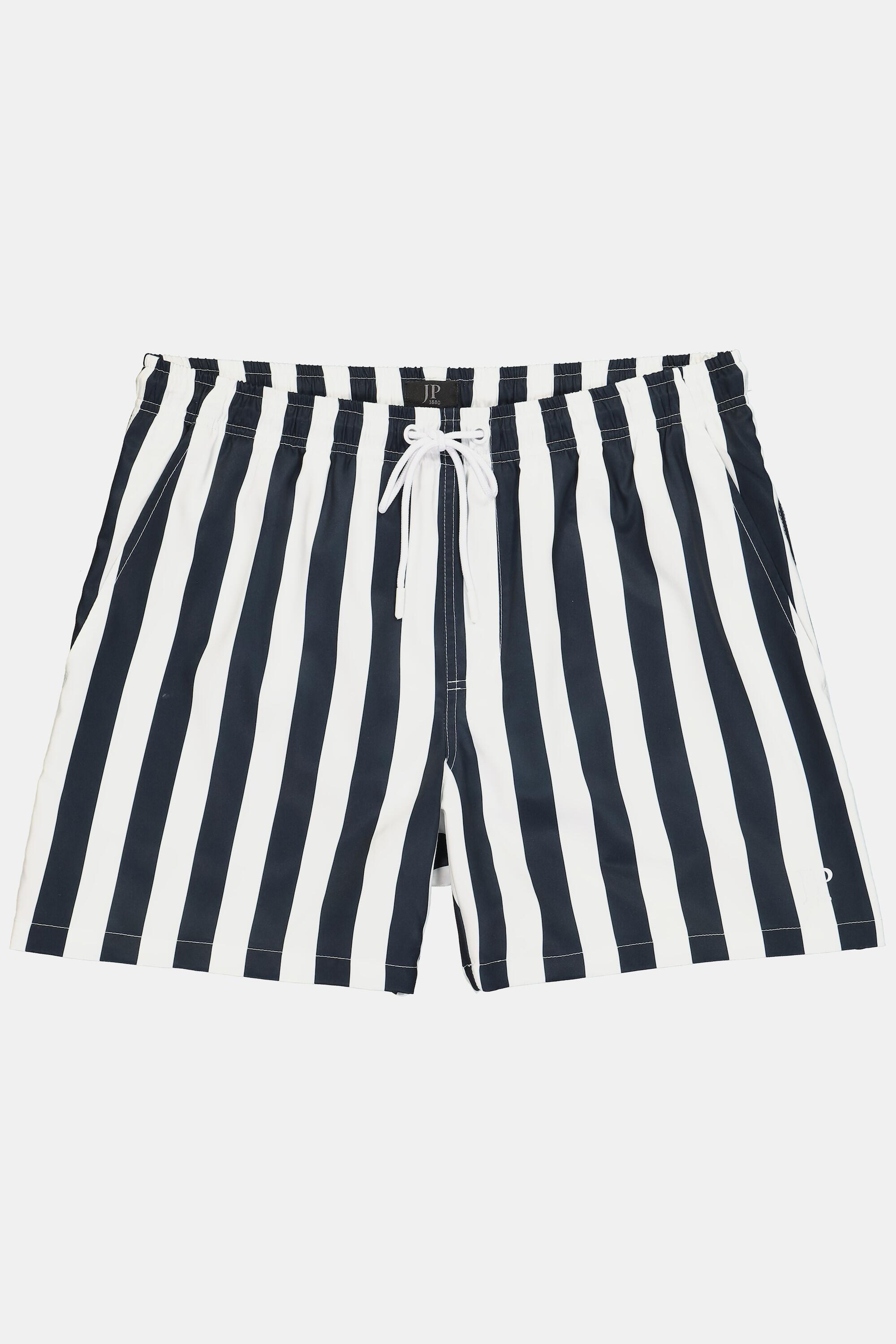 Heren zwemshort FLEXNAMIC® beachwear strepen elastische tailleband 5/6