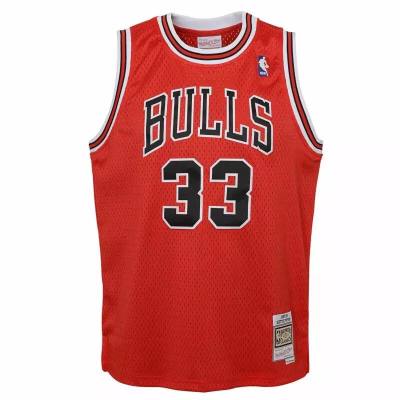 Maillot NBA Scottie Pippen Chicago Bulls 1997 Mitchell & Ness Hardwood Classic R 2/3