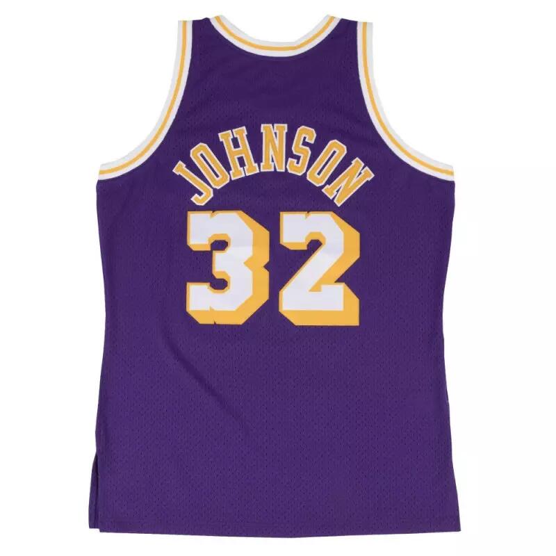 Maillot NBA swingman Magic Johnson Los Angeles Lakers 1984-85 Hardwood Classics 2/2