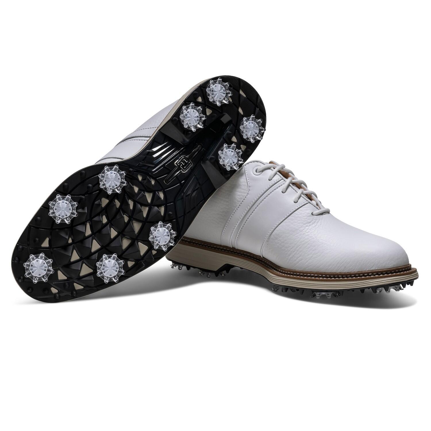 Chaussures de golf Packard Footjoy Premiere Series blanches pour hommes 5/7