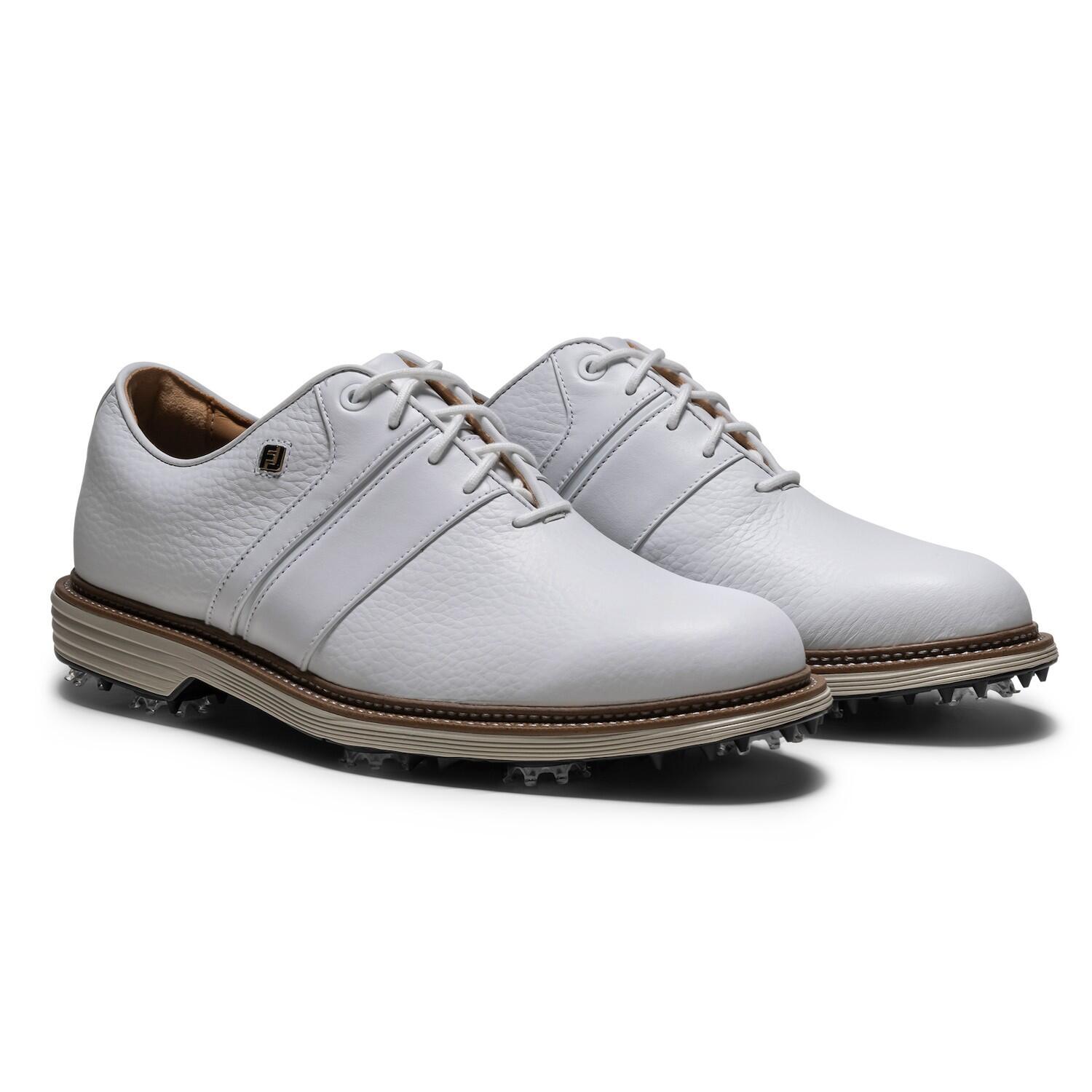 Chaussures de golf Packard Footjoy Premiere Series blanches pour hommes 4/7