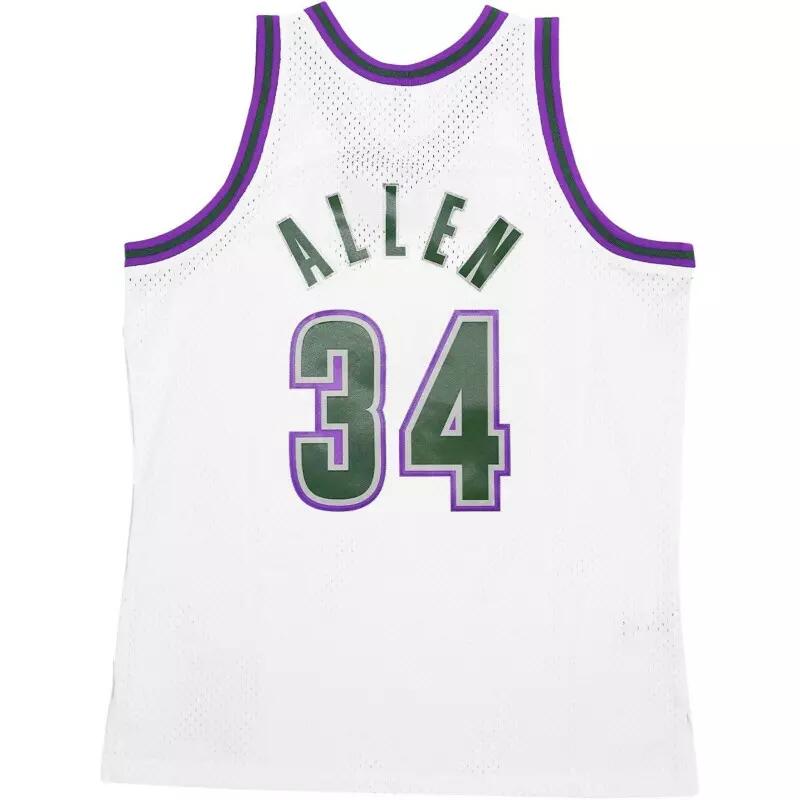 Maillot NBA Ray Allen Millwaukee Bucks 1996-97 Mitchell & ness Hardwood Classic 2/3